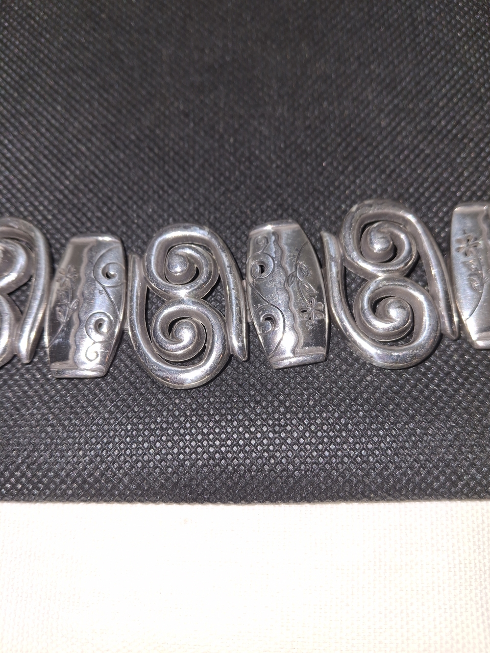Brighton Silver Scroll Link Bracelet